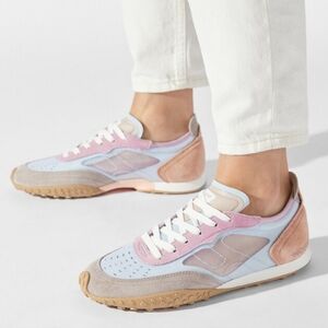 HOFF Blue Jay Sneaker Pink Blue Mesh Lightweight Pastel Trainers New Anthro 39 8